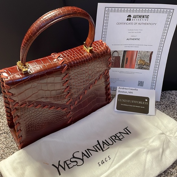 Yves Saint Laurent Bags Authentic Yves Saint Laurent Top Handle